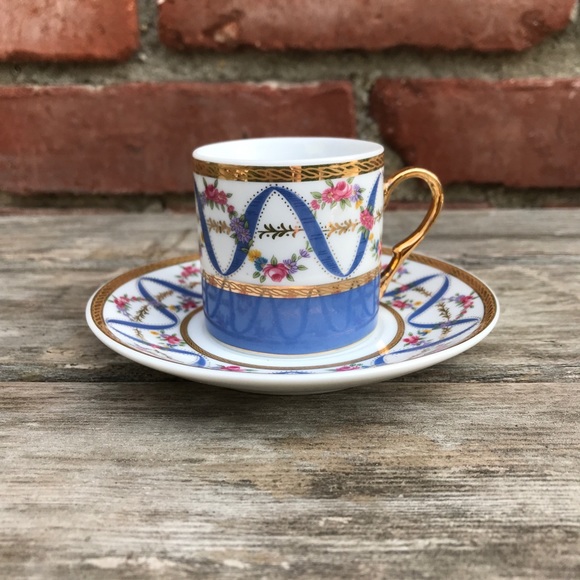 Petite Blue Cup and Saucer - Picture 4 of 5